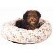 Лежак Trixie Lingo для собак, флисовый, с лапками/косточками, 50х40 см (белый/бежевый) 37685 фото 2