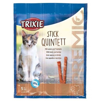 Ласощі Trixie Premio Quadro-Sticks для котів, ягня та індичка, 5 шт 1111135171 фото