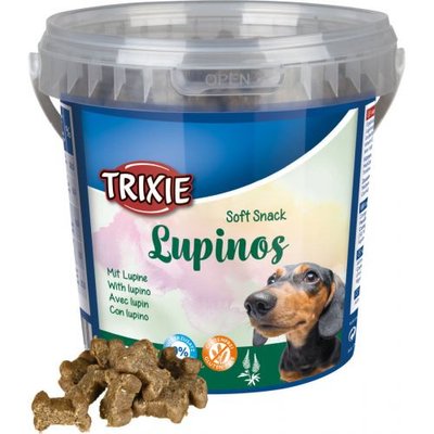 Вітамінізовані ласощі Trixie Soft Snack Lupinos для собак, м’ясо птахів/білок люпину, 500 г 31517 фото