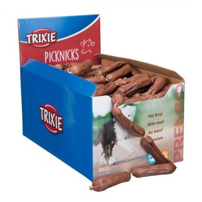 Лакомство Trixie Premio Picknicks для собак, сосиски с говядиной, 200 шт 2748 фото