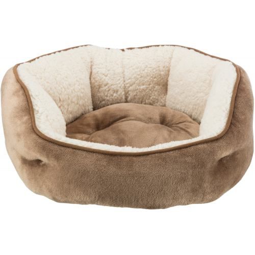 Лежак Trixie Cosma для собак, з наповнювачем із флісу, плюш, 60 см (коричневий) 37842 фото