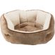 Лежак Trixie Cosma для собак, з наповнювачем із флісу, плюш, 60 см (коричневий) 37842 фото 3