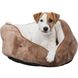 Лежак Trixie Cosma для собак, з наповнювачем із флісу, плюш, 60 см (коричневий) 37842 фото 2