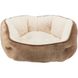 Лежак Trixie Cosma для собак, з наповнювачем із флісу, плюш, 60 см (коричневий) 37842 фото 1