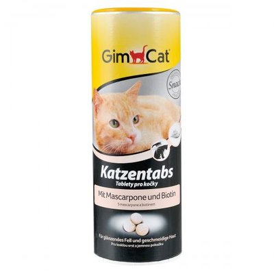Витамины GimCat Katzentabs для кошек, таблетки с маскарпоне и биотином, 425 г G-419084/408064 фото