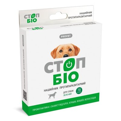 Нашийник ProVET «STOP-Біо» для собак 70 см (від зовнішніх паразитів) 1111143955 фото