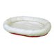 Лежак двосторонній Trixie Cuddly Bed для собак, хутро, 47х38 см (білий/червоний) 28631 фото 1