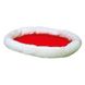 Лежак двосторонній Trixie Cuddly Bed для собак, хутро, 47х38 см (білий/червоний) 28631 фото 2