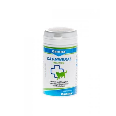 Витамины Canina Cat-Mineral Tabs для кошек, поливитаминный комплекс, 75 г (150 табл) 220922 AD фото