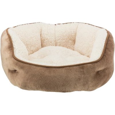 Лежак Trixie Cosma для собак, с наполнителем из флиса, плюш, 50 см (коричневый) 37841 фото
