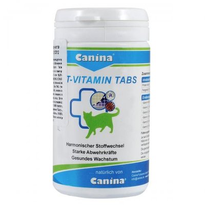 Вітаміни Canina Cat-Vitamin Tabs для котів, вітамінний комплекс, 50 г (100 табл) 210312 AD фото