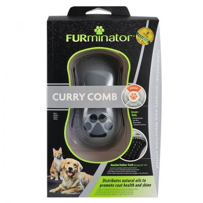 Щітка масажна FURminator для собак та котів, гумова 691715 фото