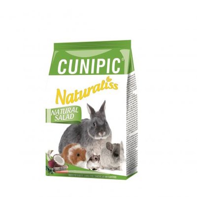 Снеки Cunipic Naturaliss Salad для кроликів, морських свинок, хом'яків і шиншил, 60 г 1111171253 фото
