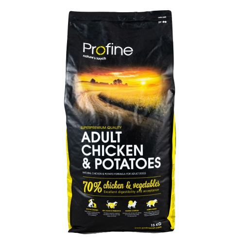 Сухий корм Profine Adult для дорослих собак всіх порід, з куркою та картоплею, 15 кг 170539/7435 фото