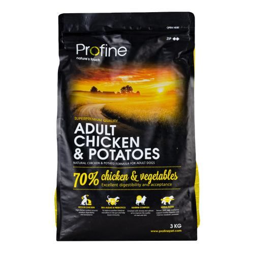 Сухий корм Profine Adult для дорослих собак всіх порід, з куркою та картоплею, 3 кг 170540/7442 фото