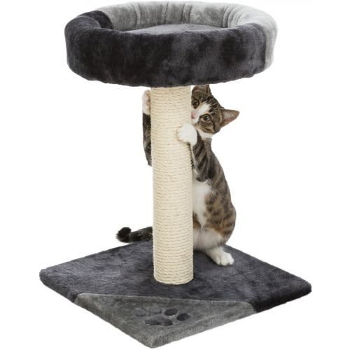 Дряпка Trixie Junior Tarifa для котів, із сизалю/плюшу, 35х35х52 см (чорна/сіра) 43712 фото