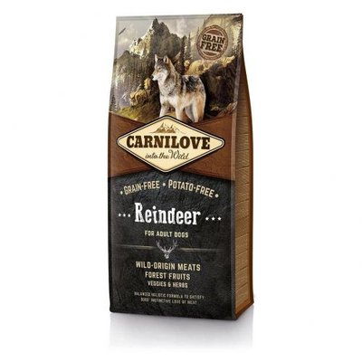 Сухий корм Carnilove Raindeer для дорослих собак всіх порід, оленина та кабан, 12 кг 150820/8884 фото