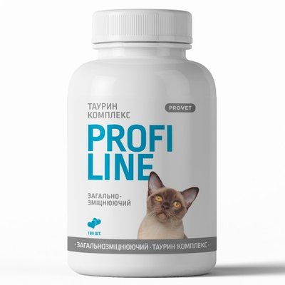 Вітаміни Provet Profiline для котів Таурин Комплекс, 180 таб. PR243170 фото