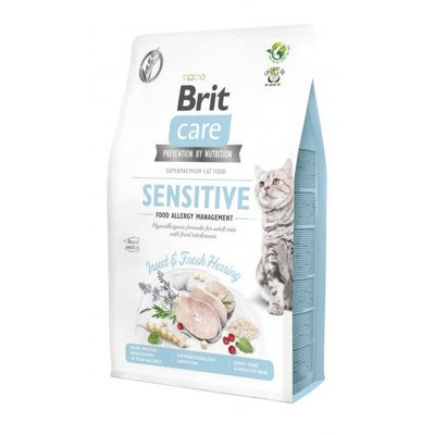 Сухий корм Brit Care Cat GF Insect для котів з харчовою непереносимістю, з комахами та рибою, 2 кг 171963 фото