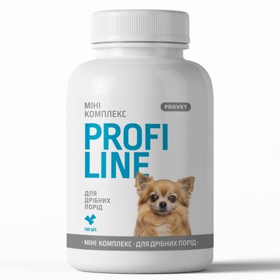 Вітаміни Provet Profiline для собак, Міні Комплекс для дрібних порід, 100 таб. PR243168 фото