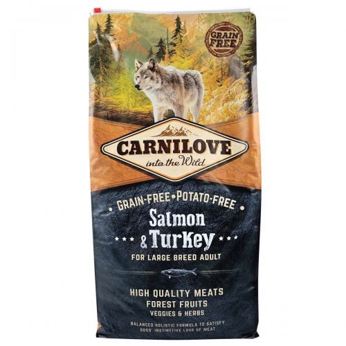 Сухий корм Carnilove Salmon & Turkey для дорослих собак великих порід, лосось та індичка, 12 кг 150821/8945 фото