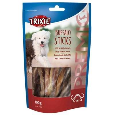 Ласощі Trixie Premio Buffalo Sticks для собак палочки з м'ясом буйвола 100 г 31402_pause фото