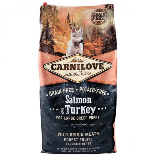 Сухий корм Carnilove Salmon & Turkey для цуценят та молодих собак великих порід, лосось та індичка, 12 кг 150816/8846 фото