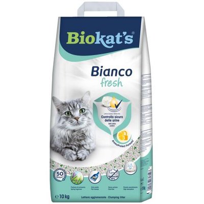 Наповнювач Biokats Bianco Fresh для котячого туалету, бентонітовий, 10 кг G-75.64 фото