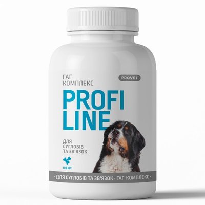 Вітаміни Provet Profiline для собак, ГАГ Комплекс для суглобів та зв'язок, 100 таб. PR243165 фото