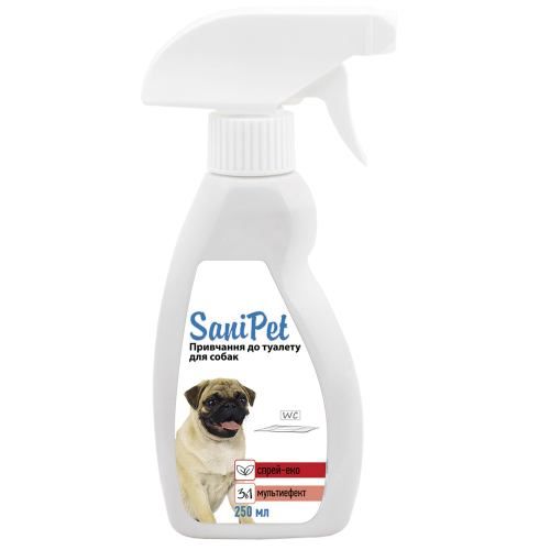 Спрей-притягувач ProVET Sani Pet для собак, 250 мл (для привчання до туалету) PR240563 фото