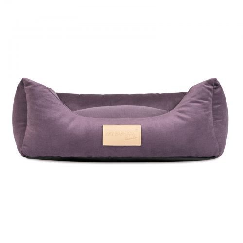 Лежак Pet Fashion «Molly» для собак та котів, 62х50х19 см, фіолетовий PR242132 фото