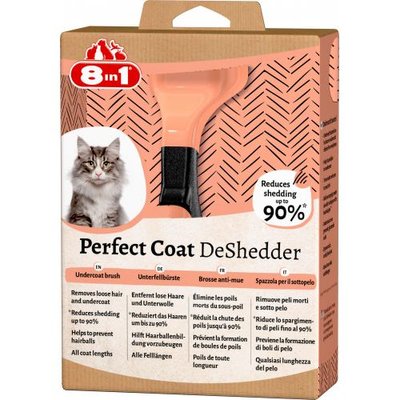 Дешеддер 8in1 Perfect Coat для вичісування котів, 4,5 см 661618/151869/661510 фото