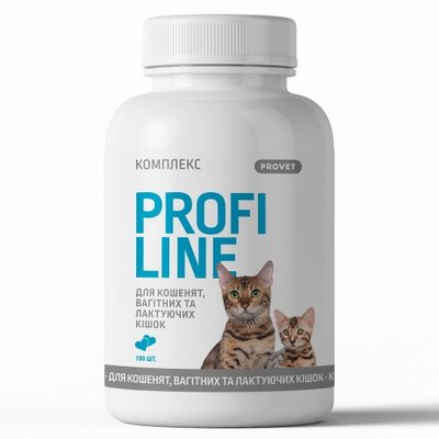 Вітаміни Provet Profiline Комплекс для кошенят, вагітних та лактуючих кішок, 180 таб. PR243163 фото
