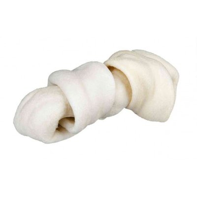 Кісточка Trixie Denta Fun для собак для чищення зубів натуральна шкіра 11 см 50 г 1111115310 фото