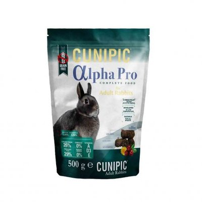 Корм Cunipic Alpha Pro для дорослих кроликів (з 6 місяців ), 500 г 1111171243 фото