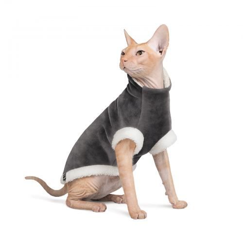 Светр Pet Fashion «Tom» для кота, розмір L, сірий PR242943 фото