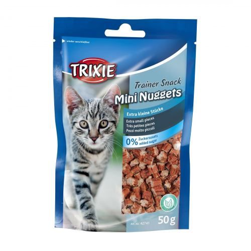 Ласощі Trixie Trainer Snack Mini Nuggets для котів, курка та риба, 50 г 42741 фото