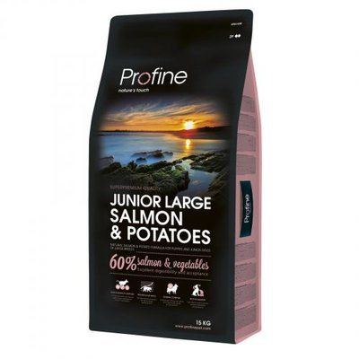 Сухий корм Profine Junior Large для цуценят та юніорів великих порід, з лососем та картоплею, 15 кг 170555/7596 фото
