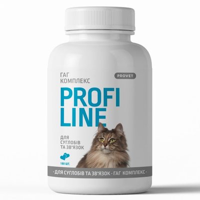 Вітаміни Provet Profiline для котів, ГАГ Комплекс для суглобів та зв'язок, 180 таб. PR243159 фото