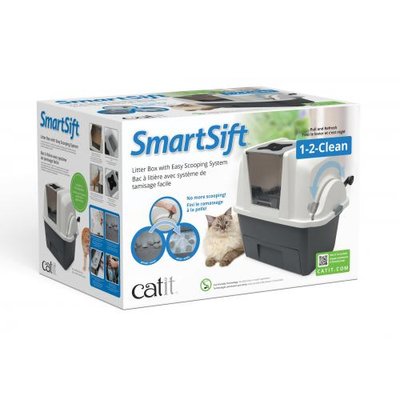 Закрытый туалет Catit Smart Sift для кошек (пластик) 50685 фото