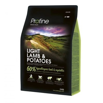 Сухий корм Profine Light для собак із зайвою вагою, з ягнятиною та картоплею, 3 кг 170552/7565 фото