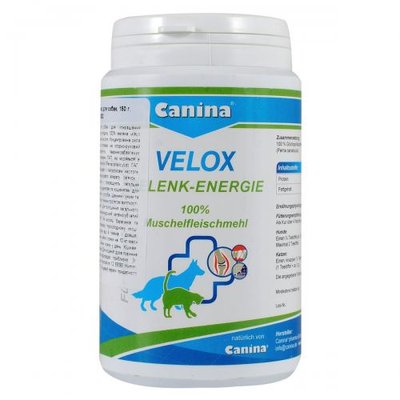 Вітаміни Canina Velox Gelenkenergie для собак, порошок з високим вмістом глюкозаміногліканів, 150 г 701902 AD фото