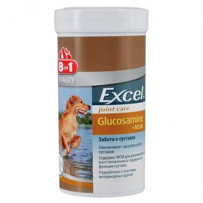 Вітаміни 8in1 Excel «Glucosamine + MSM» для собак, 55 шт (для суглобів) 661024/124290 фото