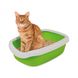 Туалет Природа «Comfort M» для котів, 41х30х13,5 см (зелений) PR241737 фото 2
