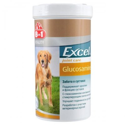 Вітаміни 8in1 Excel «Glucosamine» для собак, 110 шт (для суглобів) 660890/121596 фото