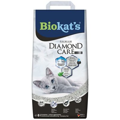 Наповнювач Biokats Diamond Classic для котячого туалету, бентонітовий, 8 л G-613253 фото