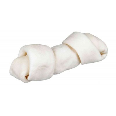 Кісточка Trixie Denta Fun для собак для чищення зубів натуральна шкіра 24 см 240 г 31141_1шт фото