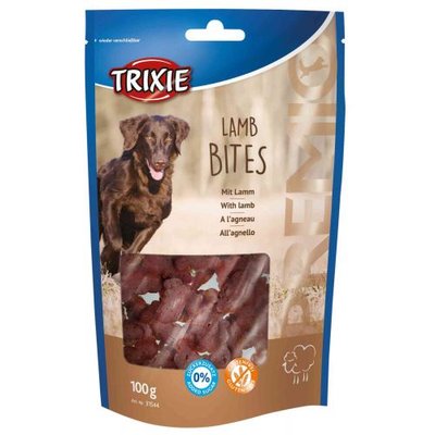 Ласощі Trixie Premio Lamb Bites для собак, з ягням, 100 г 31544 фото
