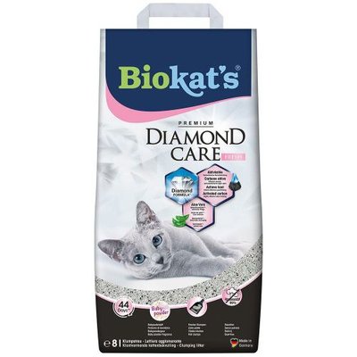 Наполнитель Biokats Diamond Fresh для кошачьего туалета, бентонитовый, 8 л G-613260 фото