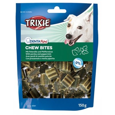 Ласощі Trixie Denta Fun Chew Bites для собак, петрушка та м'ята, 150 г 31501 фото